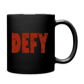 La résistance a du style – DEFY Urban Design - Mug uni - noir - Droite