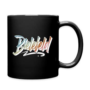Bielefeld - Tasse einfarbig - Schwarz - Rechts