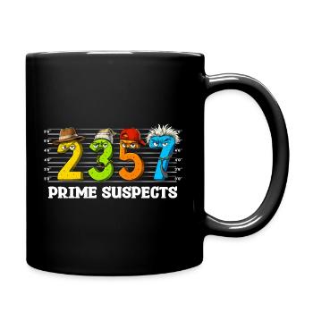 Chiffres mathématiques amusants - Mug uni - noir - Droite