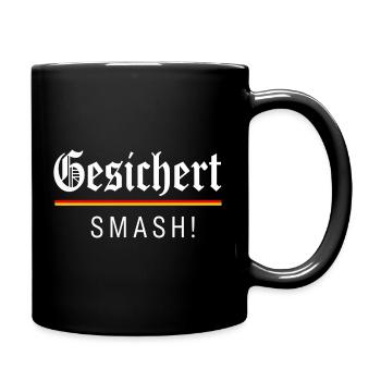 Secured SMASH! Germany - Full Colour Mug - black - Right
