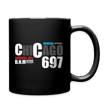 Urbanes Chicago Street Art Design - Tasse einfarbig - Schwarz - Rechts