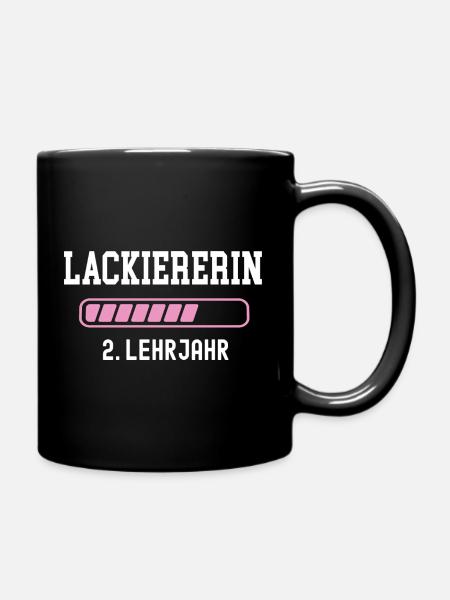 Painter apprenticeship 2 year of apprenticeship second year - Full Colour Mug - black