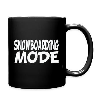 Snowboarding fashion - Full Colour Mug - black - Right