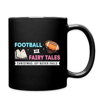 Werdende Mutter Weihnachten Gender Reveal - Tasse einfarbig - Schwarz - Rechts