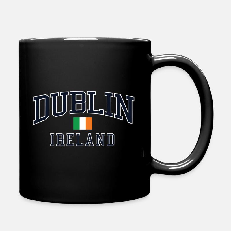 Dublin Ireland Arc Typography Tee - Full Colour Mug - black