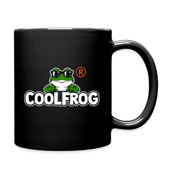 Cool Frog with Sunglasses - Full Colour Mug - black - Right