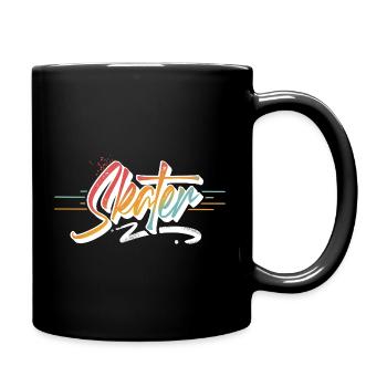 Skater - Full Colour Mug - black - Right