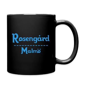 Rosengård – Malmö Sky Blue Design - Full Colour Mug - black - Right