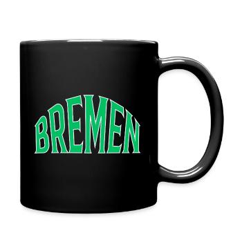 Brême - Mug uni - noir - Droite