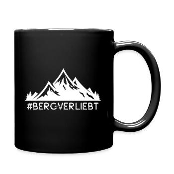 La montagne amoureuse des hashtags des proverbes de la montagne - Mug uni - noir - Droite