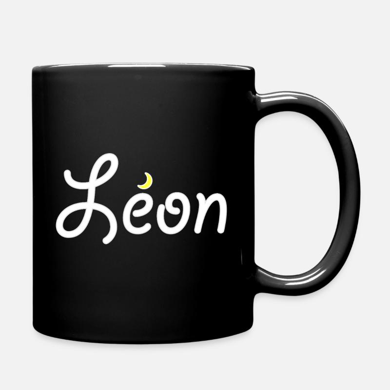 Léon - Mug uni - noir