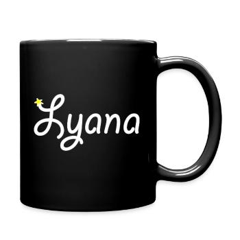 Lyana - Mug uni - noir - Droite