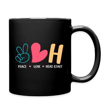 Vorschule Lehrer Vorschulkind - Tasse einfarbig - Schwarz - Rechts