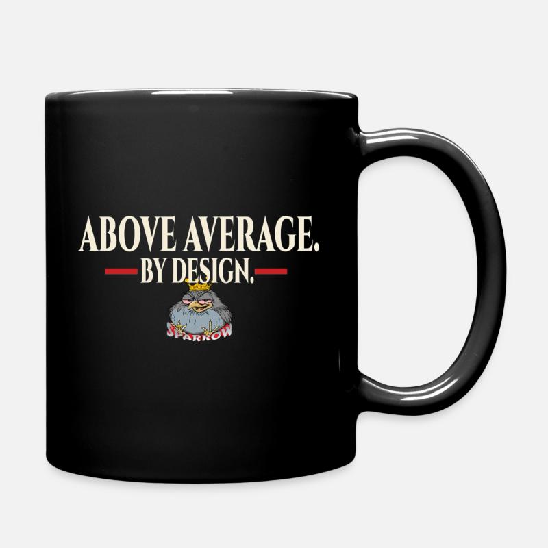 Above - Full Colour Mug - black