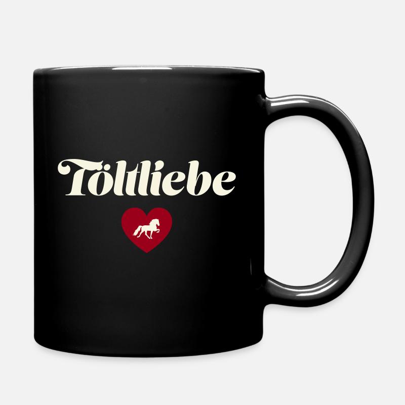 Amour du tölt cheval islandais - Mug uni - noir