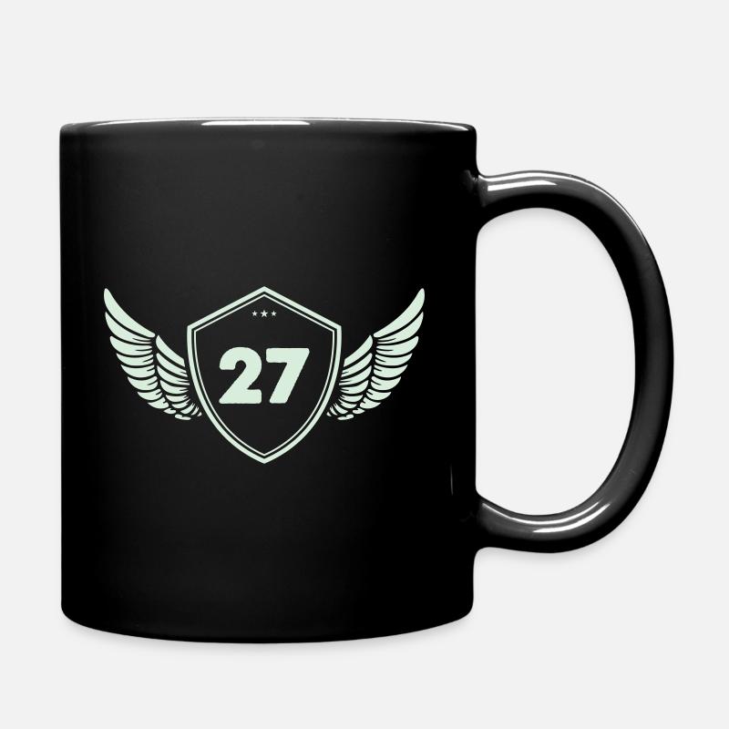 wappen_27 - Tasse einfarbig - Schwarz