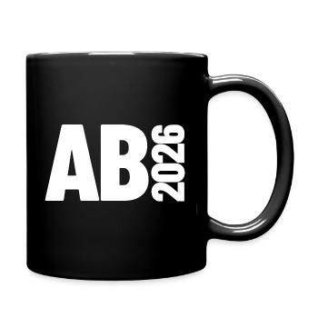 Abi 2026 - Abitur - Gift | minimal design - Full Colour Mug - black - Right