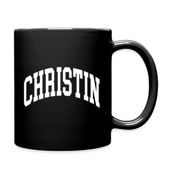 Christin - Tasse einfarbig - Schwarz - Rechts