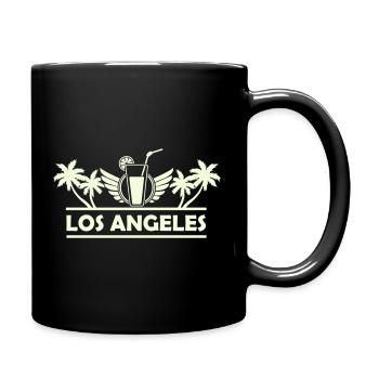 Un verre aux ailes de Los Angeles - Mug uni - noir - Droite