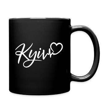 Kyiv Heartbeat Kiev - Full Colour Mug - black - Right