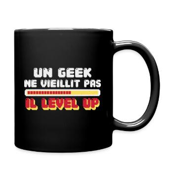 Geek Cadeau humour personnalisé - Mug uni - noir - Droite