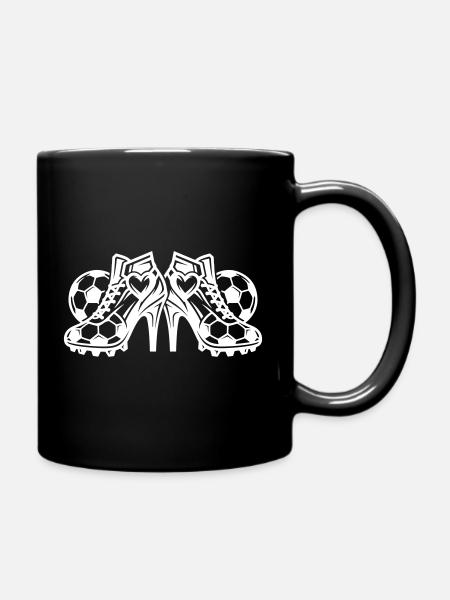 Fussballschuhe Fussball High Heels - Tasse einfarbig - Schwarz