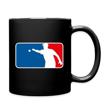 Petanque_Boule_Logo_Major_League_USA_France_Sty - Mug uni - noir - Droite
