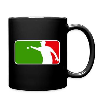 Petanque Boule Petanca Major League Style ITALY - Tasse einfarbig - Schwarz - Rechts