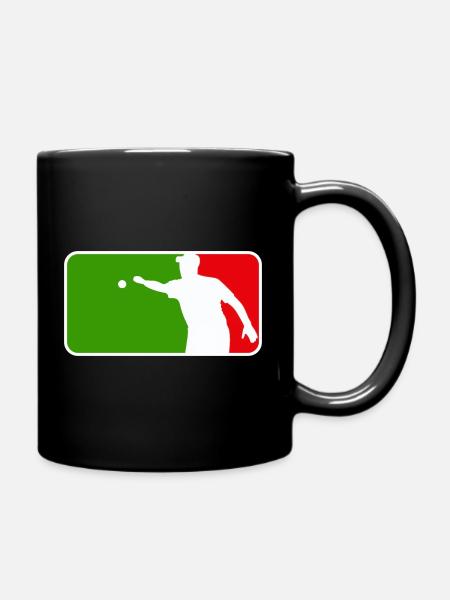 Petanque Boule Petanca Major League Style ITALY - Tasse einfarbig - Schwarz
