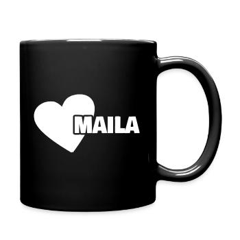 Gift for Maila - Full Colour Mug - black - Right