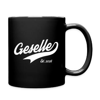 Geselle Est 2026 Gesellenprüfung Bestanden Prüfung - Tasse einfarbig - Schwarz - Rechts