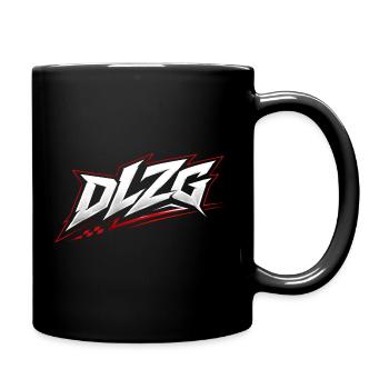 Die Linke zum Gruße - Tasse einfarbig - Schwarz - Rechts