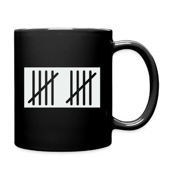 10_stripes- - Tasse einfarbig - Schwarz - Rechts