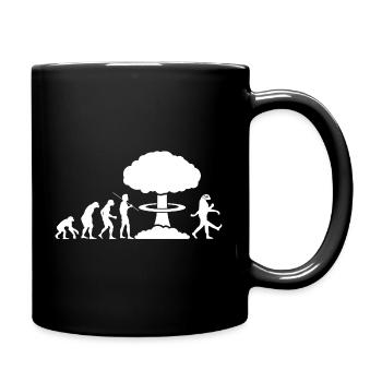 Radioactive Evolution (weiß) - Tasse einfarbig - Schwarz - Rechts