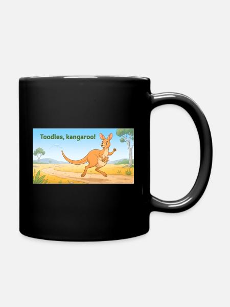 TOODLES KANGAROO - Tasse einfarbig - Schwarz