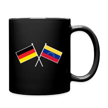 Germany and Venezuela Friendship Flags - Tasse einfarbig - Schwarz - Rechts