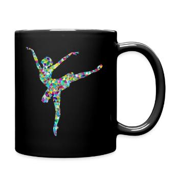 ballerina ballet dance dancer dance dancer yoga49 - Full Colour Mug - black - Right