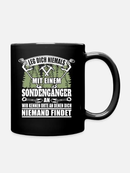 Ich bin Sondengänger - Tasse einfarbig - Schwarz