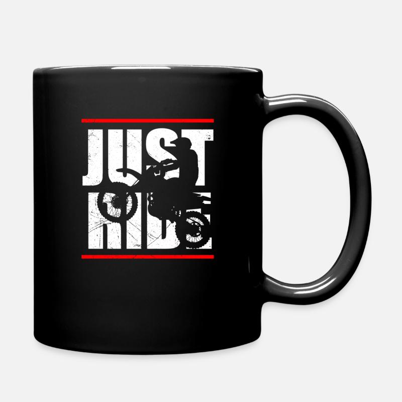 Motorrad - Tasse einfarbig - Schwarz