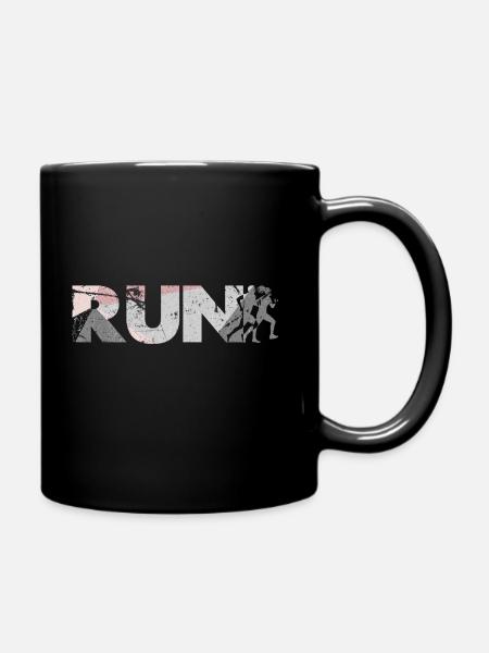 Fitness - Tasse einfarbig - Schwarz