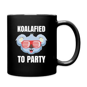 Koala Bear Party Funny Funny Celebrate Gift - Mug uni - noir - Droite
