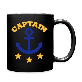 Captain - Tasse einfarbig - Schwarz - Rechts