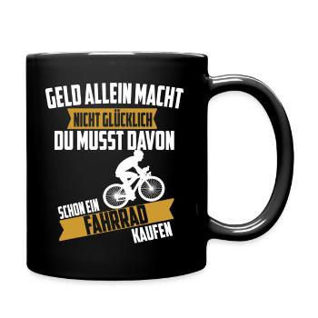Bicycle Saying Gift - Full Colour Mug - black - Right