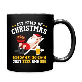My Kind Of Christmas - Christmas in Summer - Full Colour Mug - black - Right