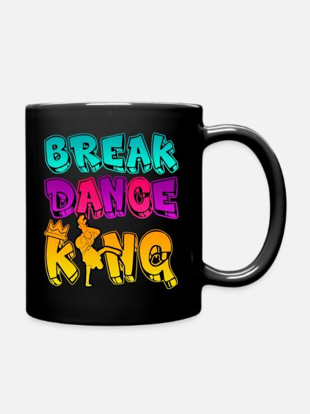 Breakdance King - Cadeau B-Boy Son - Mug uni - noir