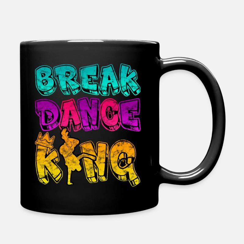 Breakdance King - B-boy fils garçon disjoncteur - Mug uni - noir