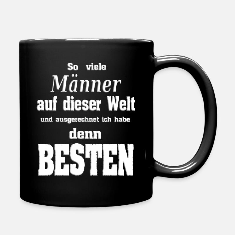Der Beste Mann der Welt Geschenkidee - Tasse einfarbig - Schwarz