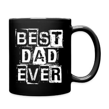 Best Dad Ever - Full Colour Mug - black - Right