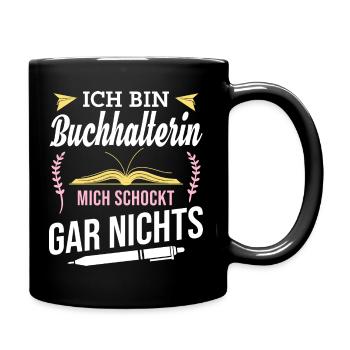 Je suis comptable, rien ne me choque - Mug uni - noir - Droite