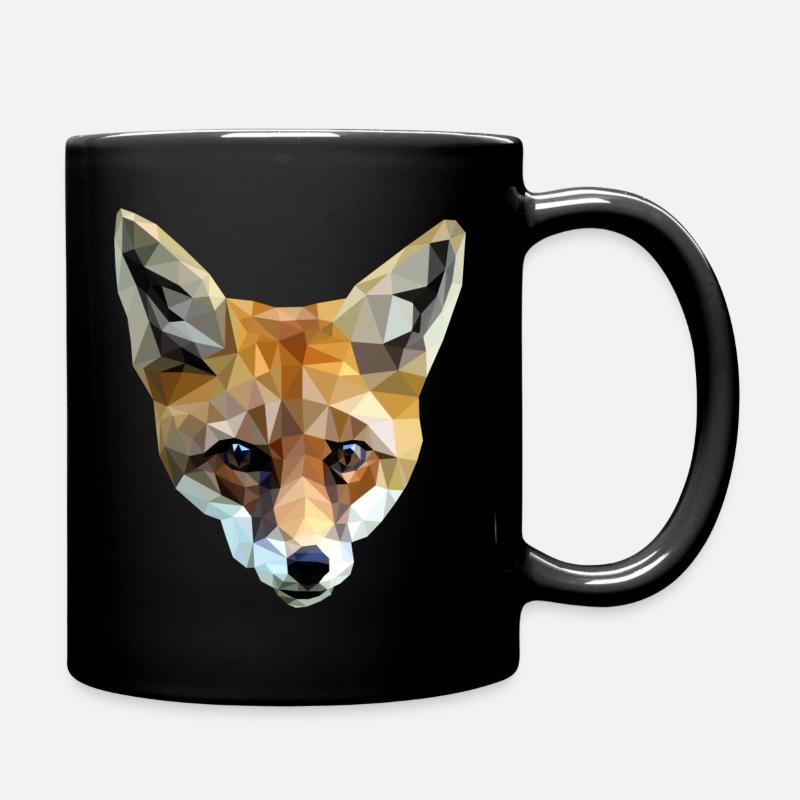 Fuchs - Tasse einfarbig - Schwarz